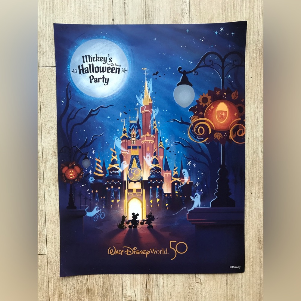 Mickey Not So Scary Poster from Disney World